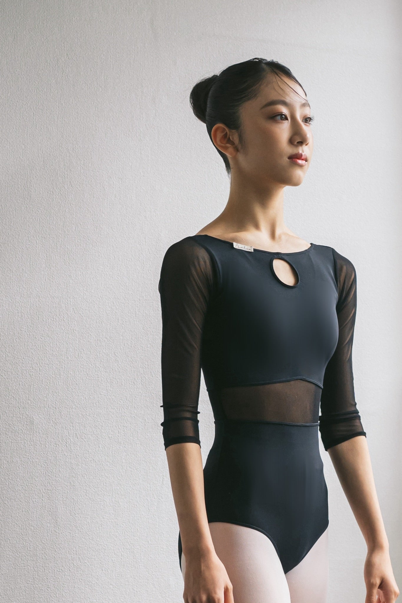 Ladies】バレエレオタード(骨格ウエーブ)Black | Etoilum