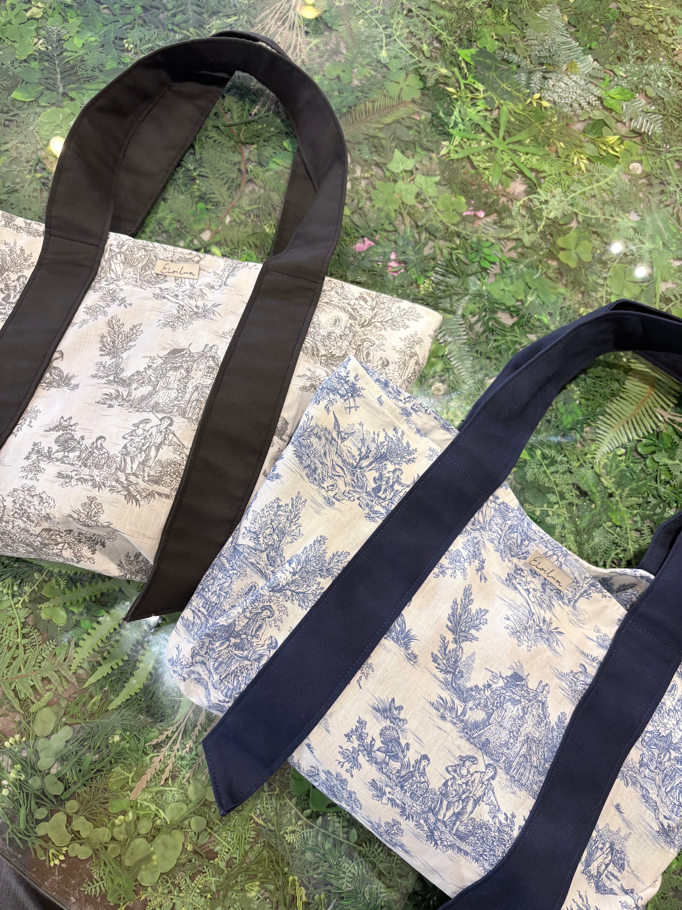 【sold out】ハンドメイド リボントートA4(トワルドジュイ)