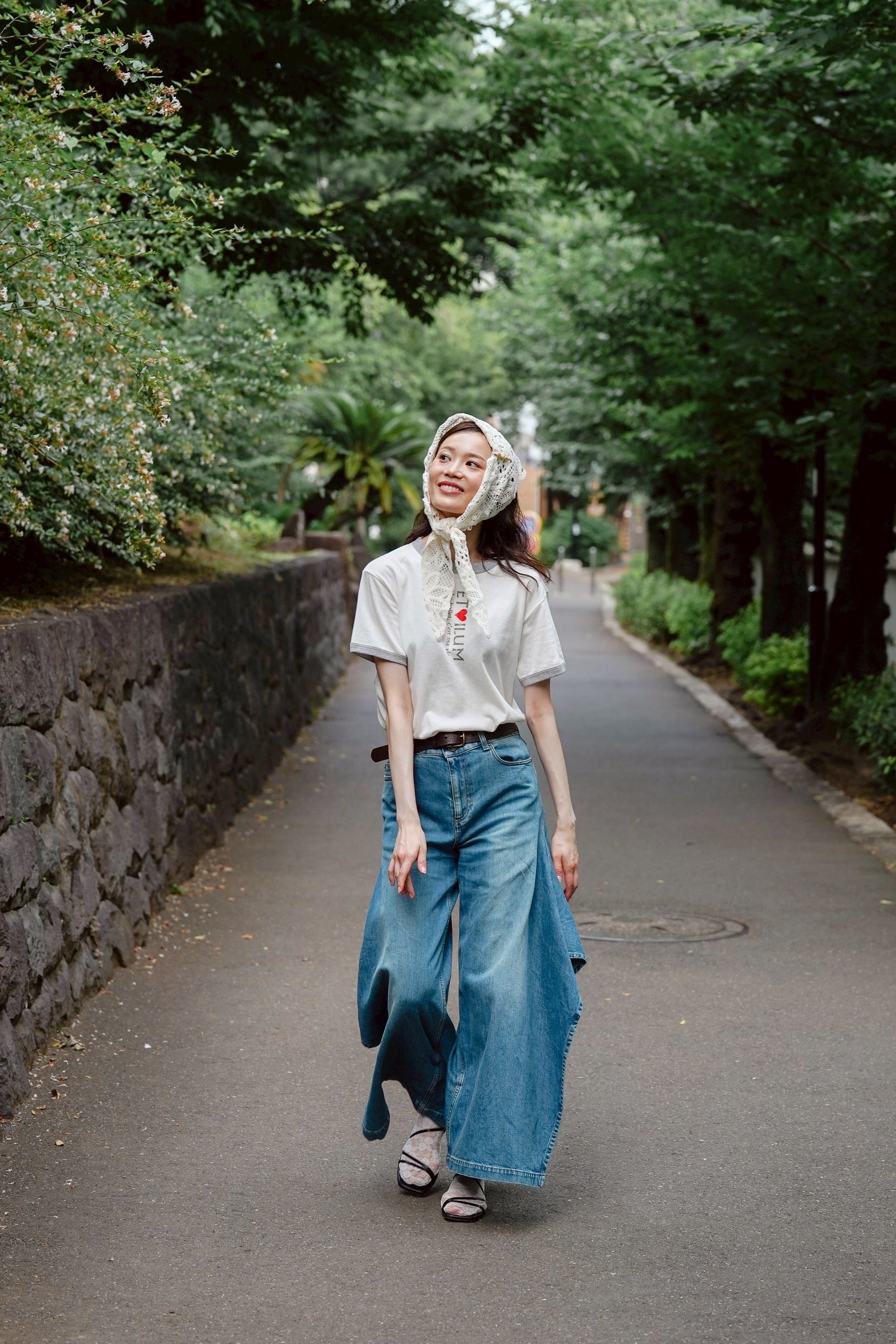 Tシャツ(骨格ストレート)White