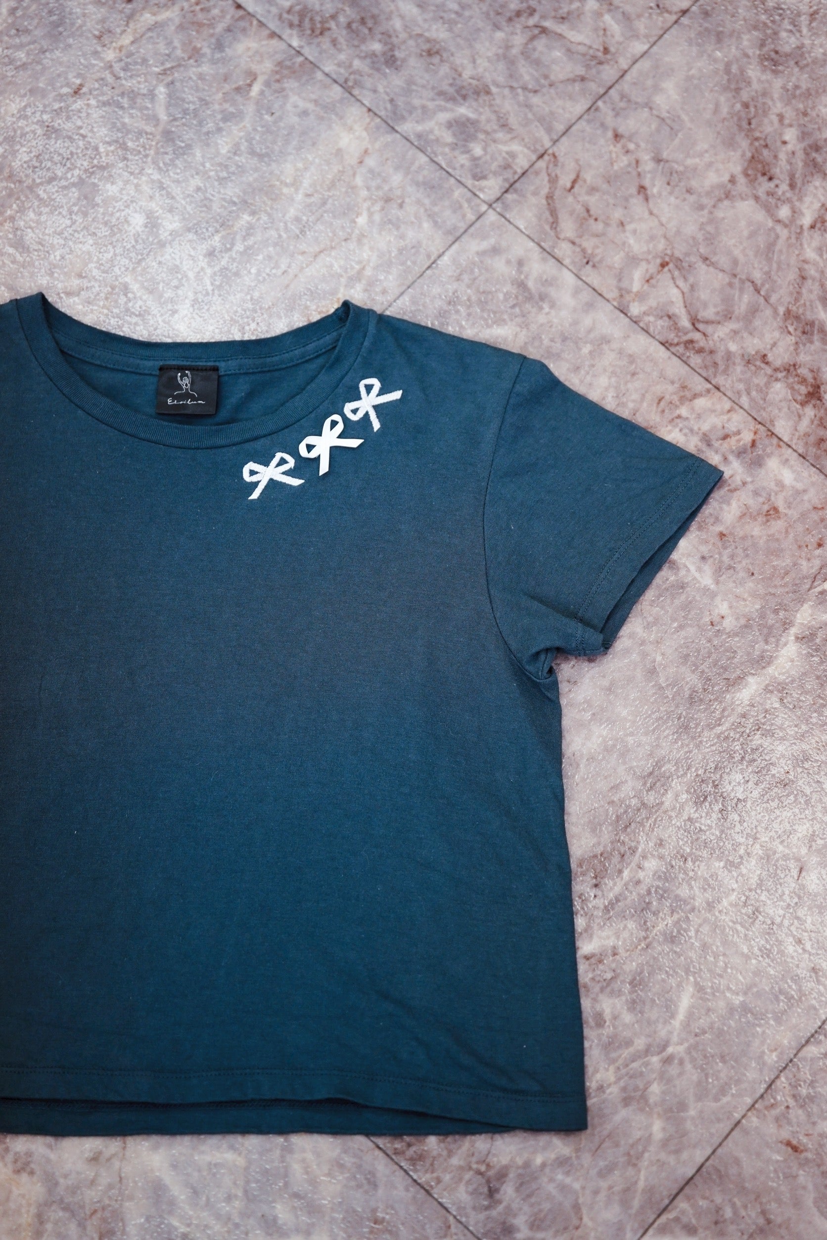 Tシャツ(骨格ウェーブ)Navy