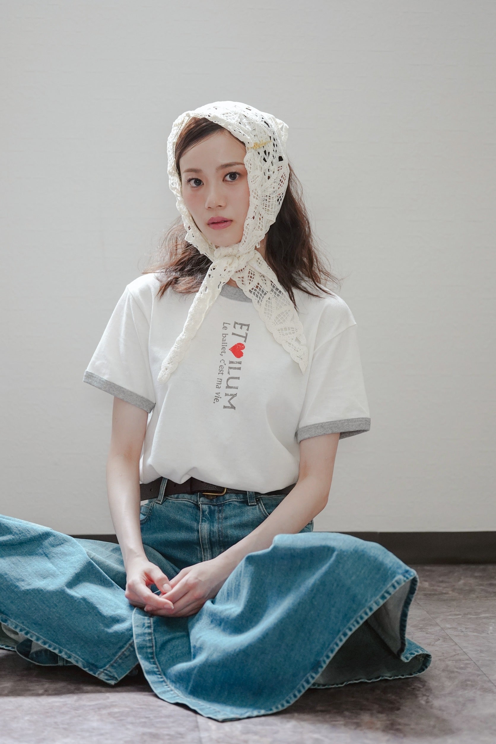 Tシャツ(骨格ストレート)White