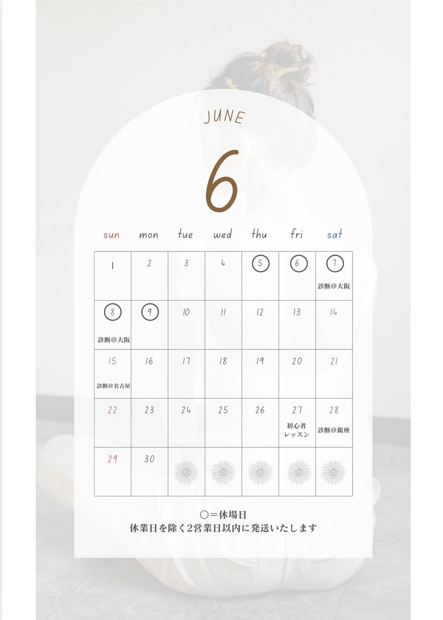 6月の予定
